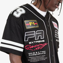 Load image into Gallery viewer, COPPER RIVET RACING BASEBALL JERSEY w/ MATCHING SHORT (BLACK)