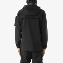 Load image into Gallery viewer, LIFE CODE NYLON TASLAN WINDBREAKER/ CARGO PANTS (BLACK)