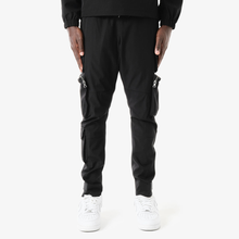 Load image into Gallery viewer, LIFE CODE NYLON TASLAN WINDBREAKER/ CARGO PANTS (BLACK)