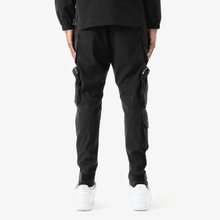 Load image into Gallery viewer, LIFE CODE NYLON TASLAN WINDBREAKER/ CARGO PANTS (BLACK)