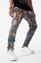 Load image into Gallery viewer, JORDAN CRAIG SEAN ETERNAL SALVATION DENIM JEAN (BURNT OCRE)