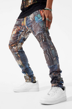 Load image into Gallery viewer, JORDAN CRAIG SEAN ETERNAL SALVATION DENIM JEAN (BURNT OCRE)