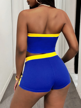 Load image into Gallery viewer, WOMEN'S "CALI" TUBE TOP AND SHORT SET