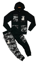 Load image into Gallery viewer, CIVILIZED "GOD PROTECT ME" JOGGER SET (BLACK)