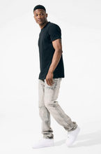 Load image into Gallery viewer, JORDAN CRAIG COLLINS DENIM RELAXED FIT JEANS JC1106 (BONE WHITE)