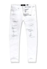 Load image into Gallery viewer, JORDAN CRAIG COLLINS - TRIBECA TWILL JEANS JC965R (WHITE)