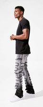 Load image into Gallery viewer, JORDAN CRAIG MARTIN STACKED - PYTHON DENIM JEAN (CONCRETE)
