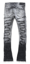 Load image into Gallery viewer, JORDAN CRAIG MARTIN STACKED - PYTHON DENIM JEAN (CONCRETE)
