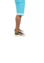 Load image into Gallery viewer, HUSTLE GANG "Papa Bell" Knit &amp; "Crawfords" Short Set (Bachelor Button)