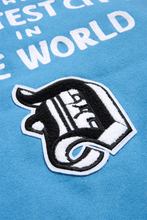 Load image into Gallery viewer, JORDAN CRAIG D-TOWN VARSITY JACKET (LION BLUE)
