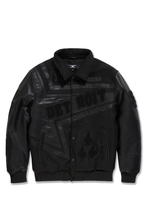 Load image into Gallery viewer, JORDAN CRAIG TRACKSTAR VARSITY JACKET (BLACKOUT)