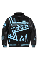 Load image into Gallery viewer, JORDAN CRAIG TRACKSTAR VARSITY JACKET (LIONS)