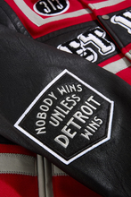 Load image into Gallery viewer, JORDAN CRAIG TRACKSTAR VARSITY JACKET (RED)