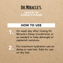 Load image into Gallery viewer, DR. MIRACLES LEAVE IN CONDITIONER