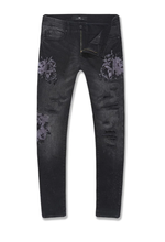 Load image into Gallery viewer, JORDAN CRAIG SEAN-ETERNAL DARKNESS DENIM JEANS JS1211 (BLACK SHADOW)