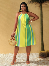 Load image into Gallery viewer, WOMEN'S PLUS SIZE SPAGHETTI STRAP DRESS