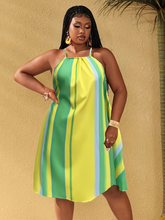 Load image into Gallery viewer, WOMEN'S PLUS SIZE SPAGHETTI STRAP DRESS