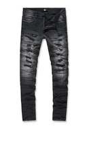 Load image into Gallery viewer, JORDAN CRAIG SEAN - HIGH POINT DENIM JEANS JS1095 (BLACK SHADOW)