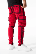 Load image into Gallery viewer, JORDAN CRAIG ROSS MAUI CARGO PANTS JR1289 (RED)