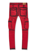 Load image into Gallery viewer, JORDAN CRAIG ROSS MAUI CARGO PANTS JR1289 (RED)