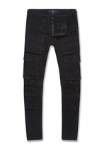 Load image into Gallery viewer, JORDAN CRAIG SLIM TAPER FIT - LEGION CARGO DENIM JS1284 (VINTAGE BLACK)
