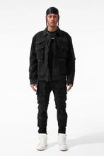 Load image into Gallery viewer, JORDAN CRAIG SLIM TAPER FIT - LEGION CARGO DENIM JS1284 (VINTAGE BLACK)