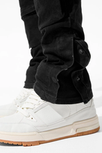 Load image into Gallery viewer, JORDAN CRAIG SLIM TAPER FIT - LEGION CARGO DENIM JS1284 (VINTAGE BLACK)