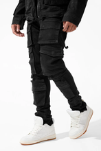 Load image into Gallery viewer, JORDAN CRAIG SLIM TAPER FIT - LEGION CARGO DENIM JS1284 (VINTAGE BLACK)
