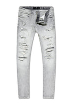 Load image into Gallery viewer, JORDAN CRAIG STRATOSPHERE SEAN SLIM TAPER FIT JEANS JS2310 (CEMENT WASH)