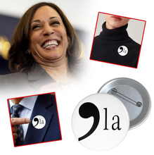 Load image into Gallery viewer, KAMALA HARRIS ",la" CAMPAIGN BUTTON