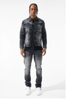 Load image into Gallery viewer, JORDAN CRAIG MEADOWLANDS PURE DENIM JEANS MONOCHROME JC1220 (BLACK SHADOW)
