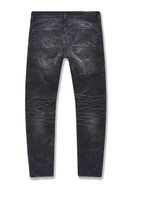 Load image into Gallery viewer, JORDAN CRAIG MEADOWLANDS PURE DENIM JEANS MONOCHROME JC1220 (BLACK SHADOW)