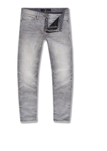 Load image into Gallery viewer, JORDAN CRAIG MEADOWLANDS PURE DENIM JEANS MONOCHROME JC1220 (CEMENT WASH)