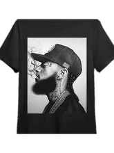 Load image into Gallery viewer, "NIPSEY HUSSLE" CREW NECK GRAPHIC T-SHIRT