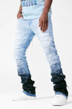 Load image into Gallery viewer, JORDAN CRAIG MARTIN STACKED - OASIS DENIM JEAN (BLUE WAVE)