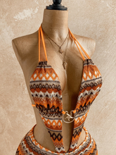 Load image into Gallery viewer, WOMEN'S BACKLESS HALTER NECK TIE JUMPSUIT