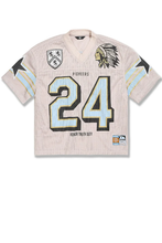 Load image into Gallery viewer, Jordan Craig Pioneer Football Jersey &amp; Pioneer Mesh Shorts (Cream)