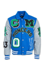 Load image into Gallery viewer, JORDAN CRAIG PIONEERS VARSITY JACKET (ROYAL)