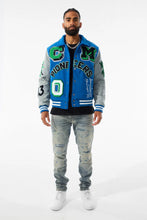 Load image into Gallery viewer, JORDAN CRAIG PIONEERS VARSITY JACKET (ROYAL)