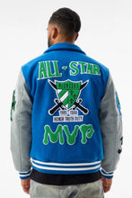 Load image into Gallery viewer, JORDAN CRAIG PIONEERS VARSITY JACKET (ROYAL)