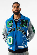 Load image into Gallery viewer, JORDAN CRAIG PIONEERS VARSITY JACKET (ROYAL)