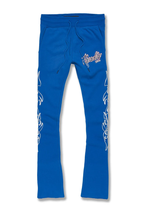 Load image into Gallery viewer, JORDAN CRAIG PARADISE TOUR STACKED SWEATPANTS (IMPERIAL BLUE)