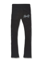 Load image into Gallery viewer, JORDAN CRAIG PARADISE TOUR STACKED SWEATPANTS (NOIR)