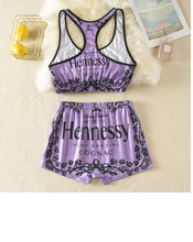 Load image into Gallery viewer, Women's 2pc *Ennessy Tank and Short Set IN STORES NOW! (Purple)