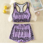 Load image into Gallery viewer, Women's 2pc *Ennessy Tank and Short Set IN STORES NOW! (Purple)