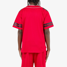 Load image into Gallery viewer, COPPER RIVET RACING BASEBALL JERSEY w/ MATCHING SHORT (RED)