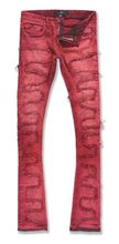 Load image into Gallery viewer, JORDAN CRAIG MARTIN STACKED - OASIS DENIM (RED)
