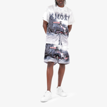 Load image into Gallery viewer, COPPER RIVET "RACING SMOKE" SATIN 2PC SET (WHITE)