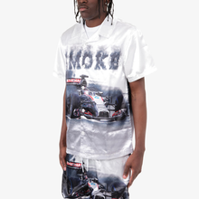 Load image into Gallery viewer, COPPER RIVET "RACING SMOKE" SATIN 2PC SET (WHITE)