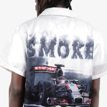 Load image into Gallery viewer, COPPER RIVET "RACING SMOKE" SATIN 2PC SET (WHITE)